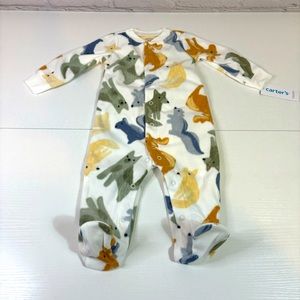 👻3/$15 Last Chance Sale!👻 NWT Carters Woodland Animals Sleeper
